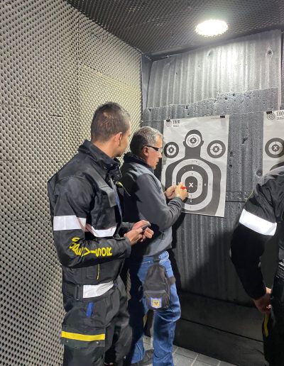 Capacitación en polígono de seguridad