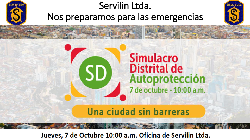Porque en Servilin nos preparamos para atender las emergencias
